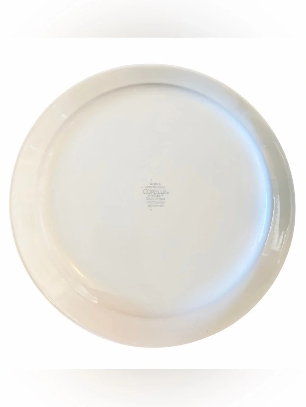 Vintage Corelle Camellia Pattern Luncheon Plate 9” Floral Ladybug